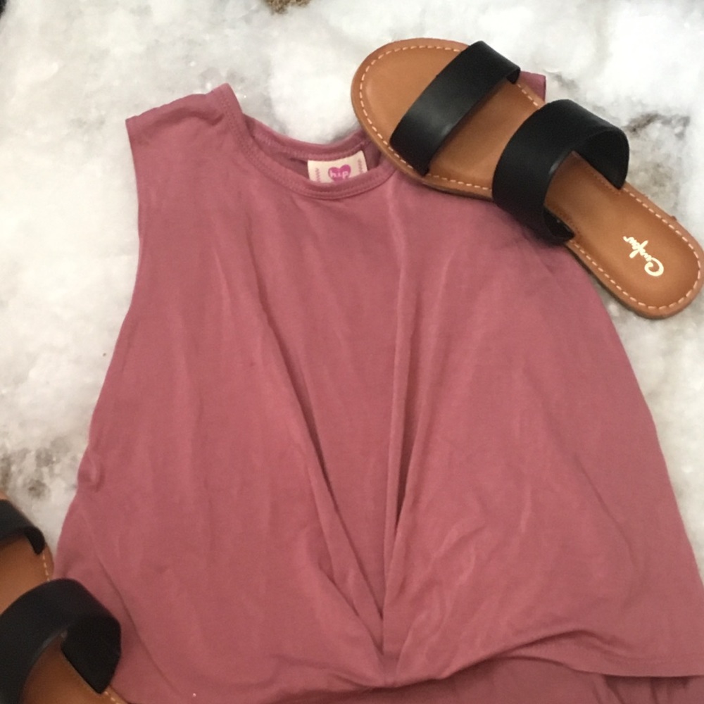 Mauve silky shirt